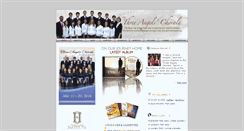 Desktop Screenshot of 3angelschorale.com